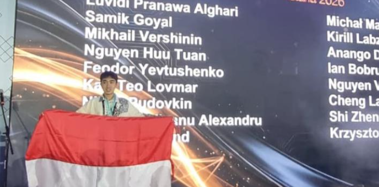 Siswa Kelas 11 Asal Depok Raih Emas Olimpiade AI Dunia 2026, Berawal dari Hobi Matematika Sejak SD